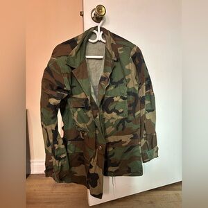 Camouflage Women's Military Jacket